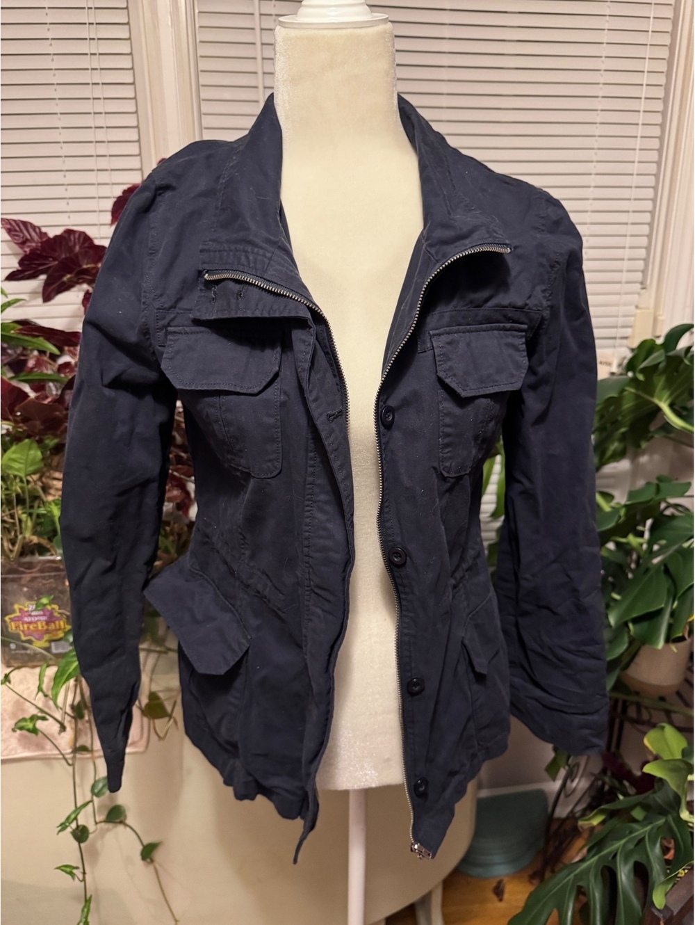 Love Tree 100% cotton navy jacket